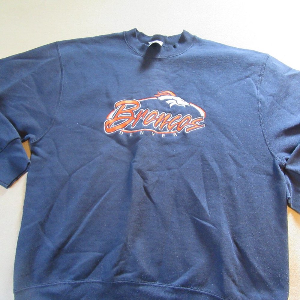 Mens Vtg Pro Player NFL Denver Broncos Sweater Sz L